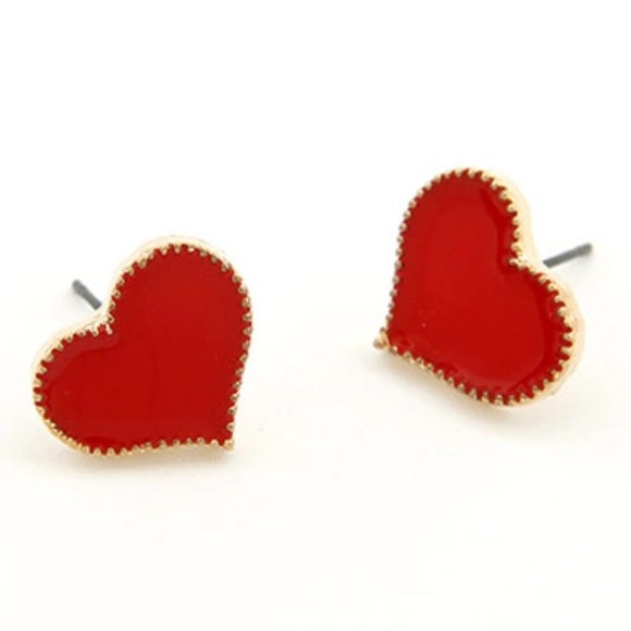 NEW 2x1 New Heart Earrings GIFT - Picture 3 of 6